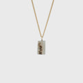 Agaat Dendriet hanger Gold-Filled