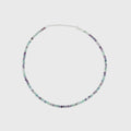 Fluoriet kralenketting Sterling Zilver