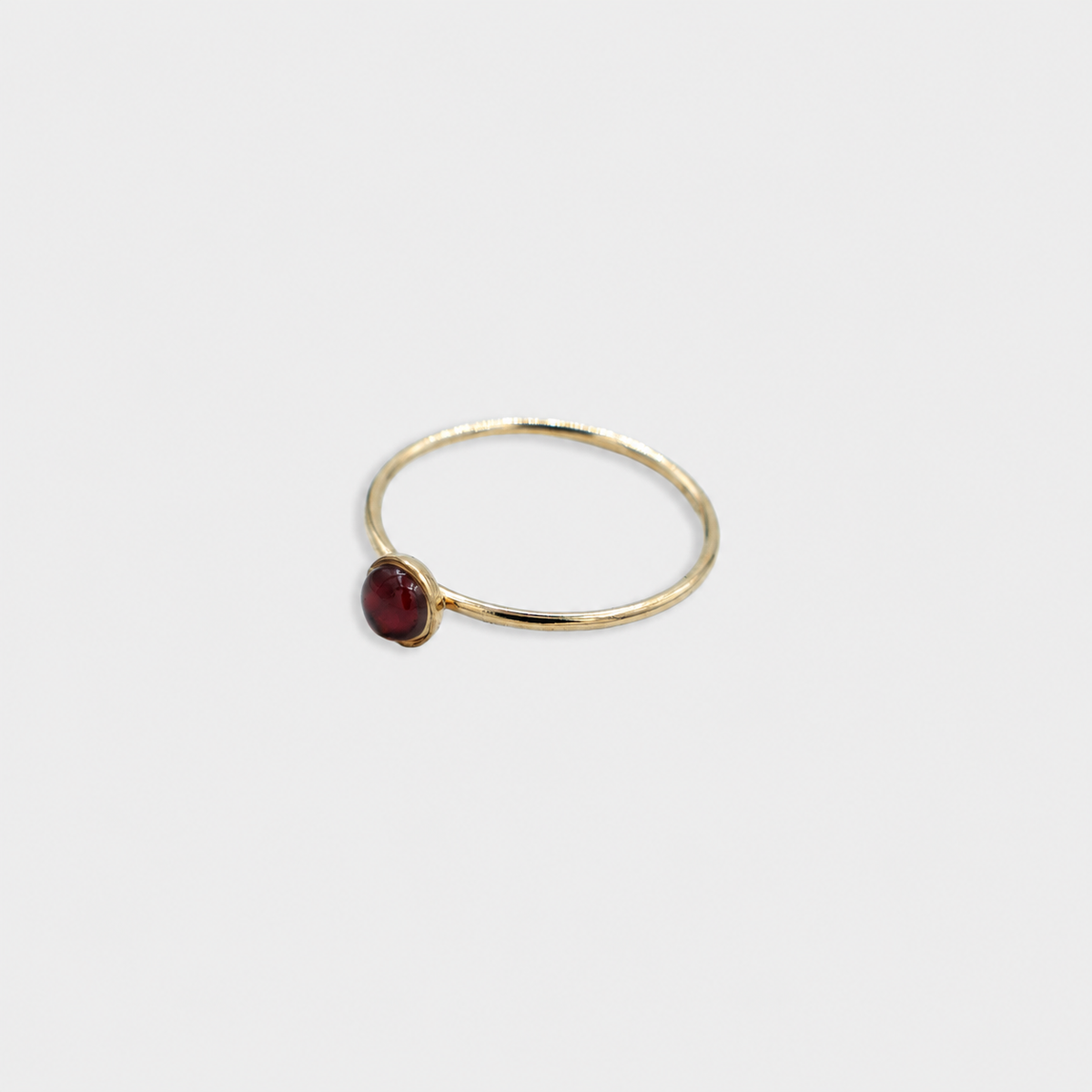 Granaat ring Gold-Filled