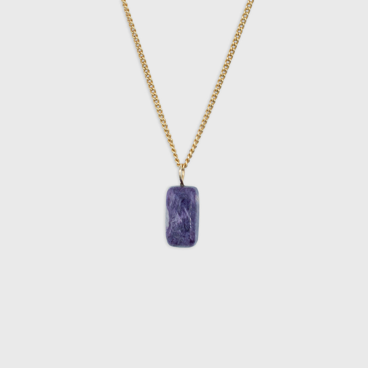 Charoite pendant Gold-Filled