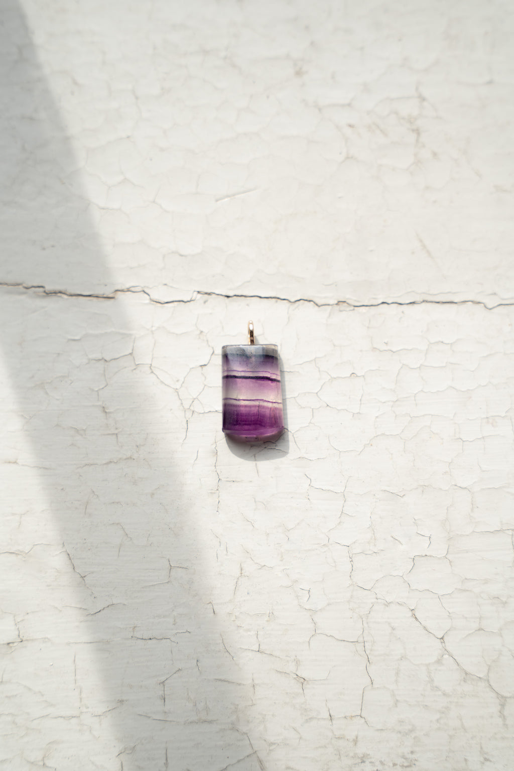 Fluorite pendant Gold-Filled