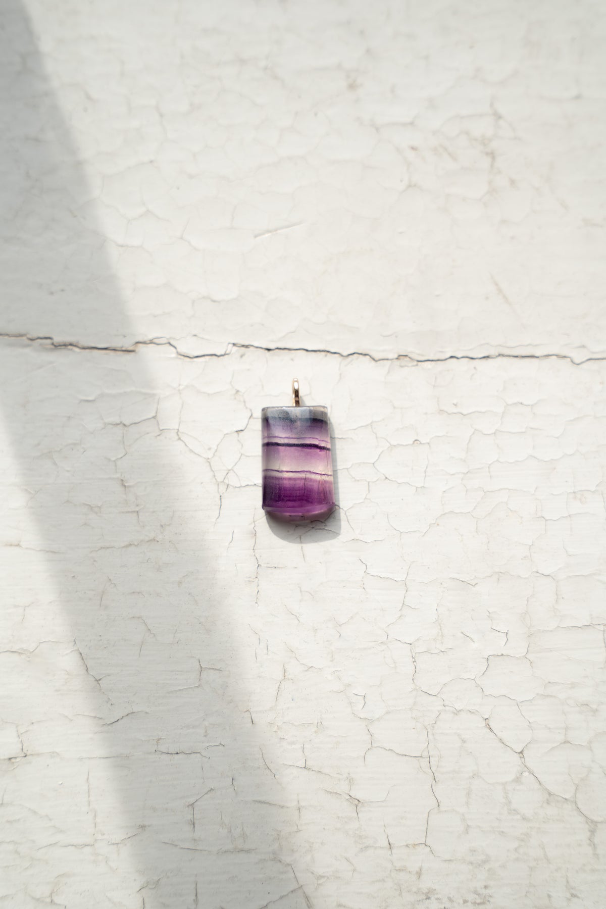 Fluorite pendant Gold-Filled