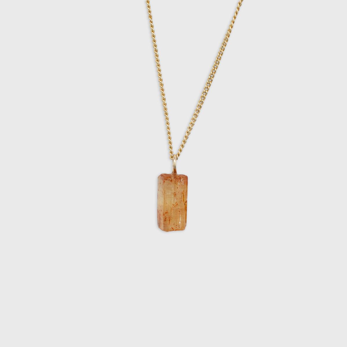 Gouden Topaas hanger Gold-Filled