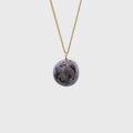 Korund Saffier hanger Gold-Filled