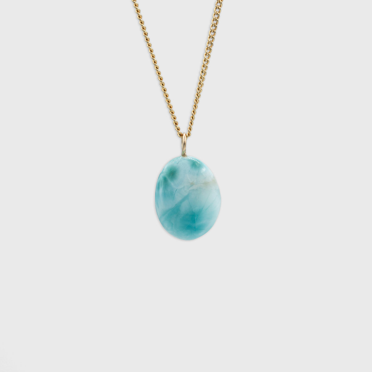Larimar hanger Gold-Filled
