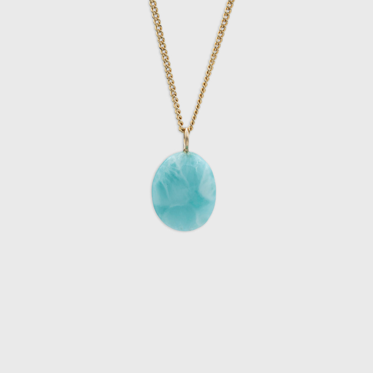 Larimar hanger Gold-Filled
