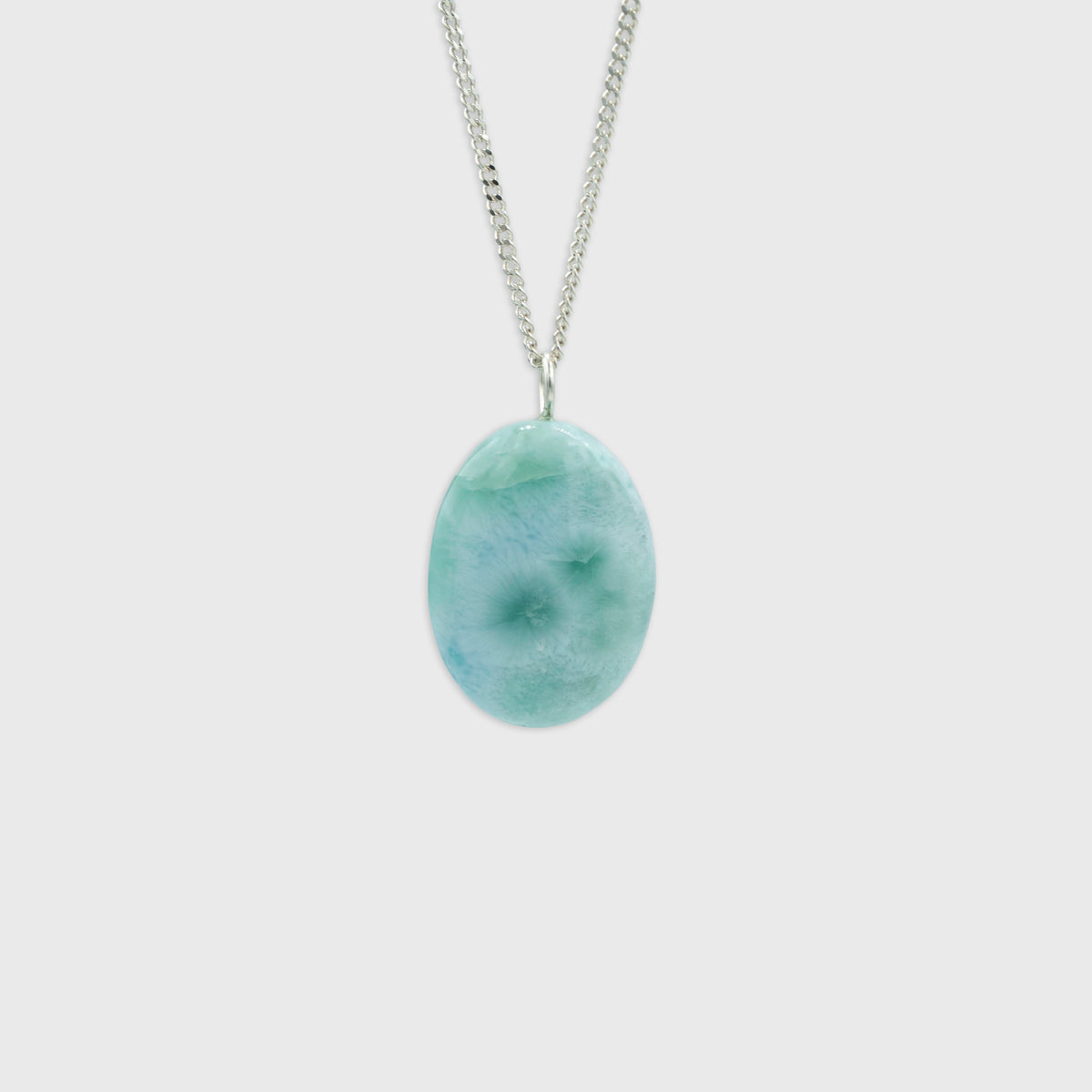 Larimar hanger Sterling Zilver