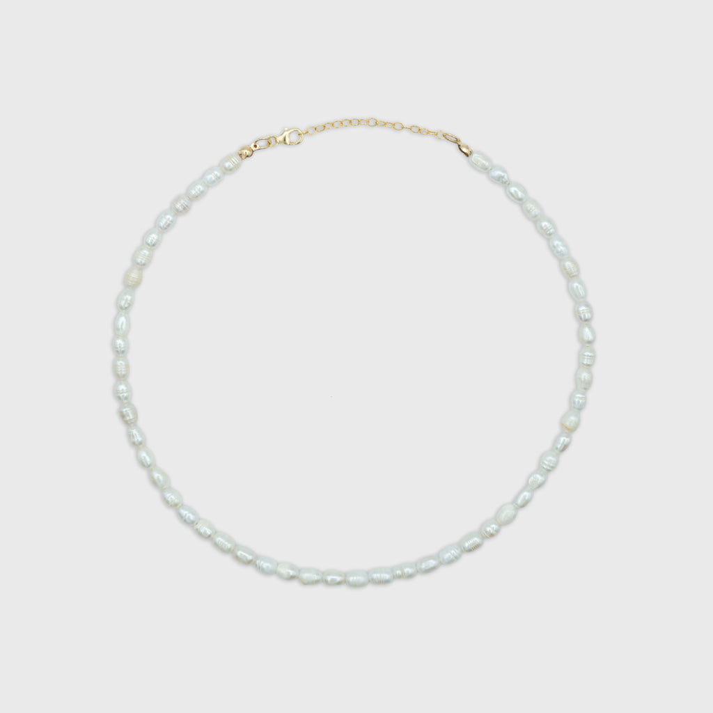 Freshwater Pearl Beaded Necklace Gold-Filled