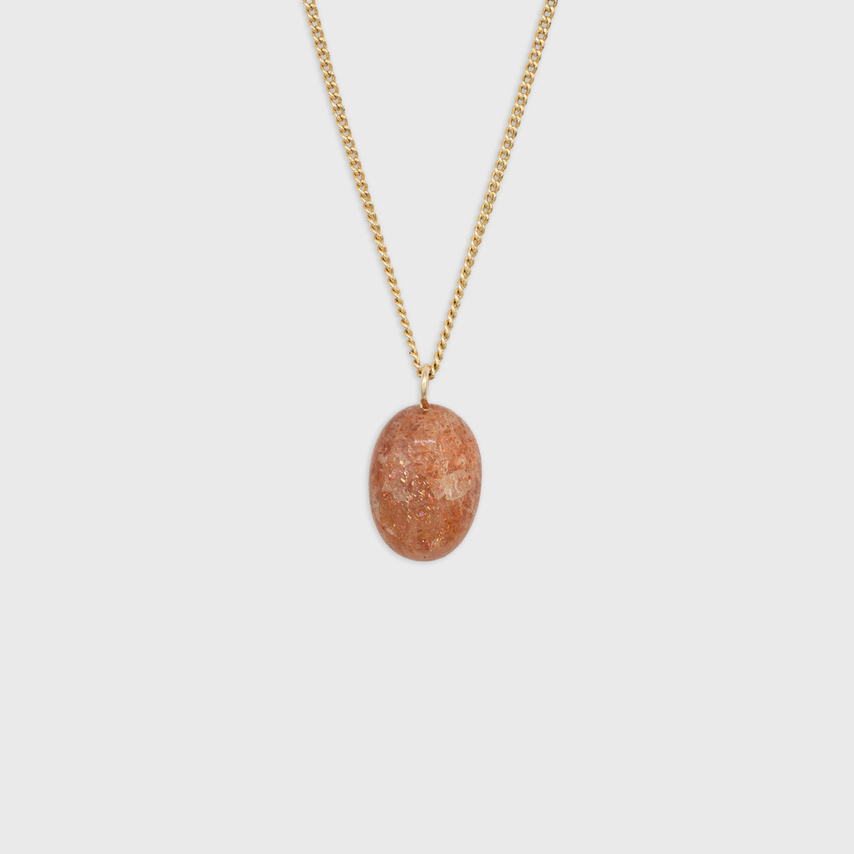 Sunstone pendant Gold-Filled