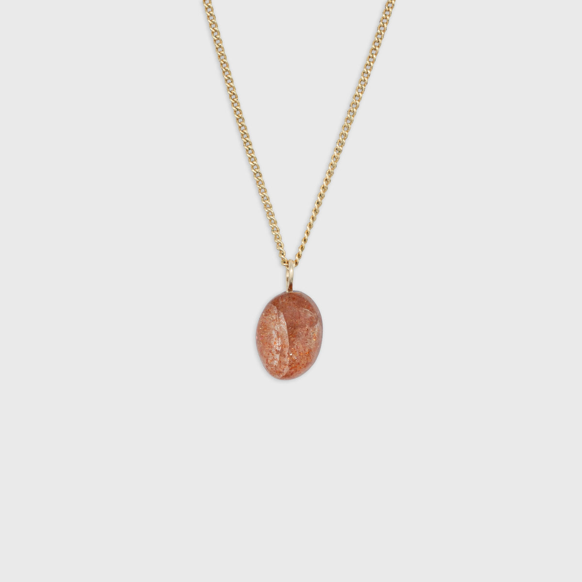 Sunstone pendant Gold-Filled
