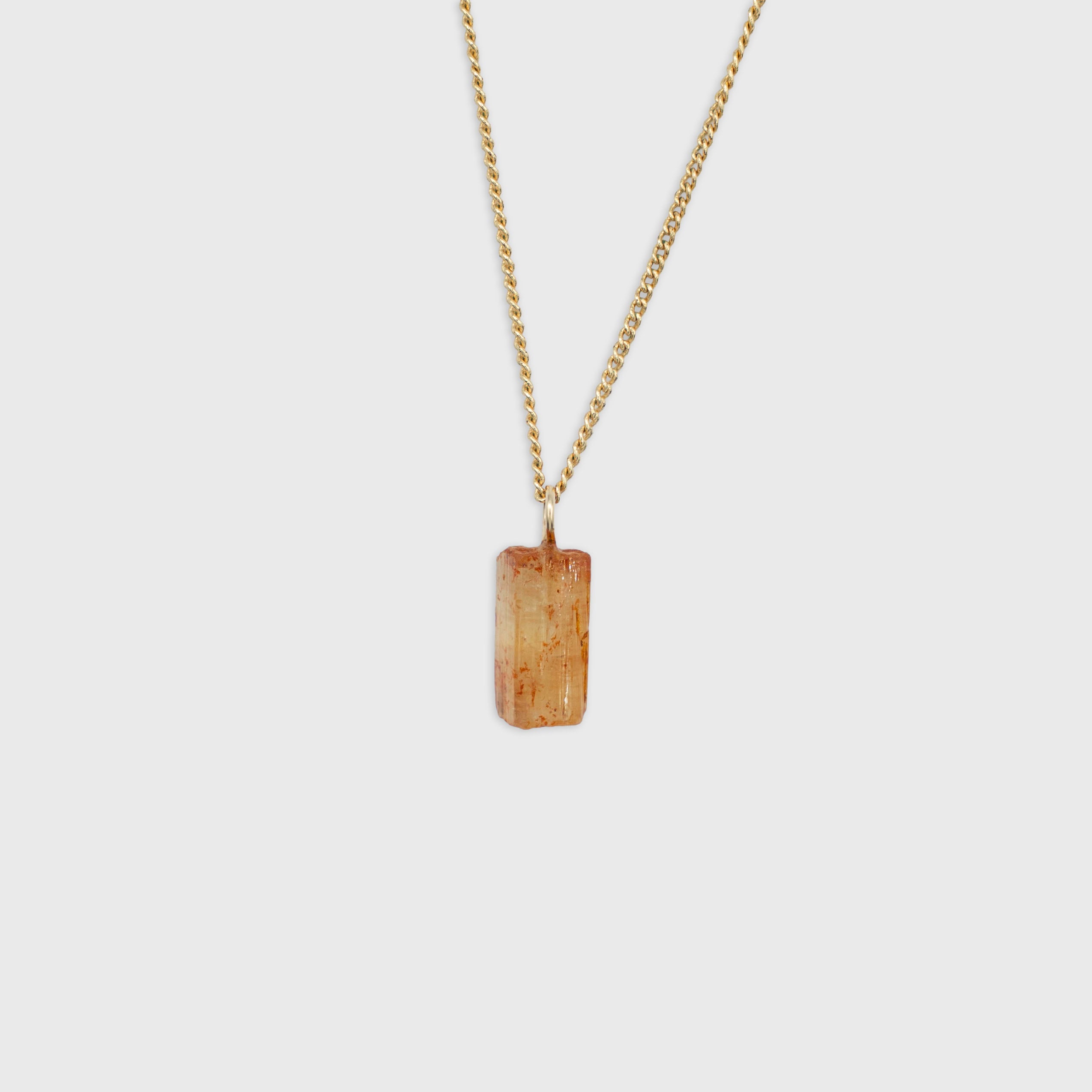 Gouden Topaas hanger Gold-Filled