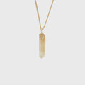 Lemurian Kwarts hanger Gold-Filled