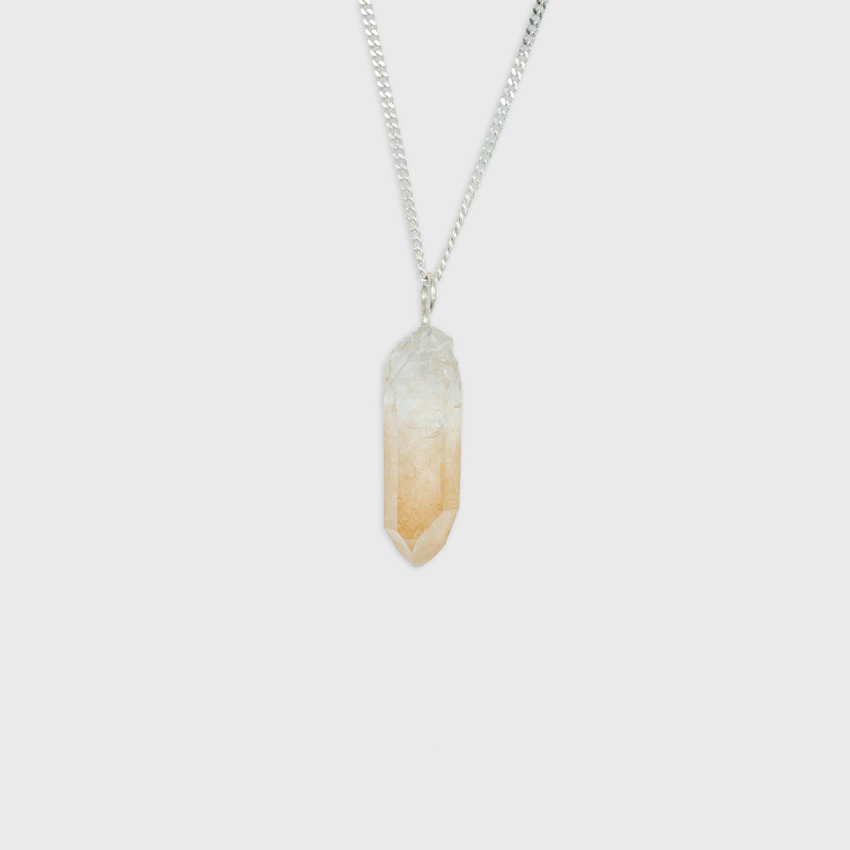 Lemurian Kwarts hanger Sterling Zilver
