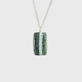 Serpentijn hanger Sterling Zilver