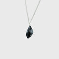 Snowflake Obsidian hanger Sterling Zilver