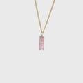 Roze Toermalijn hanger Gold-Filled