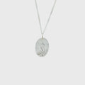 Zwarte Rutielkwarts Hanger Sterling Zilver
